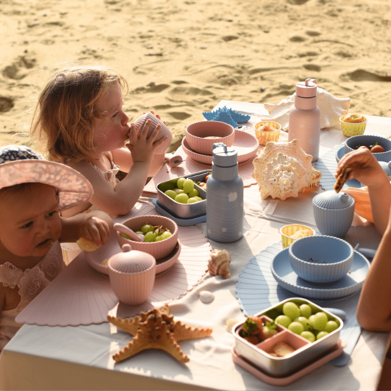 Seashell Mealtime Premium Set - Pink - Bimbo Concept