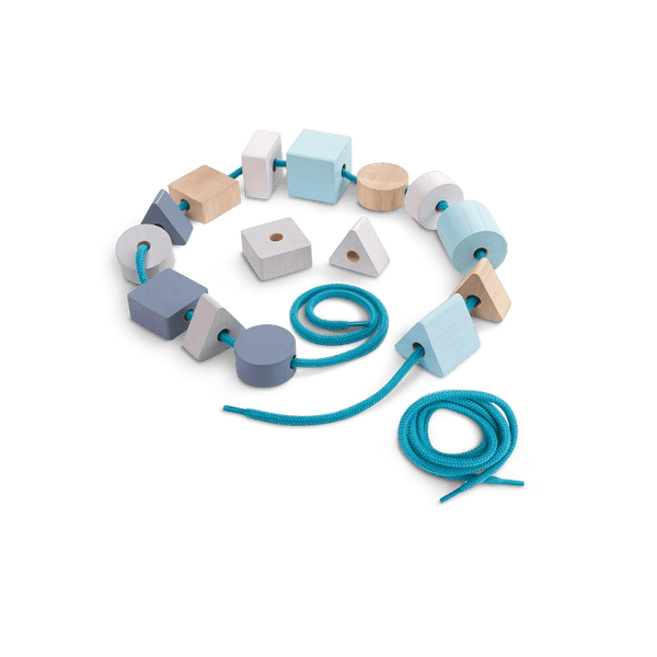 Geo lacing beads